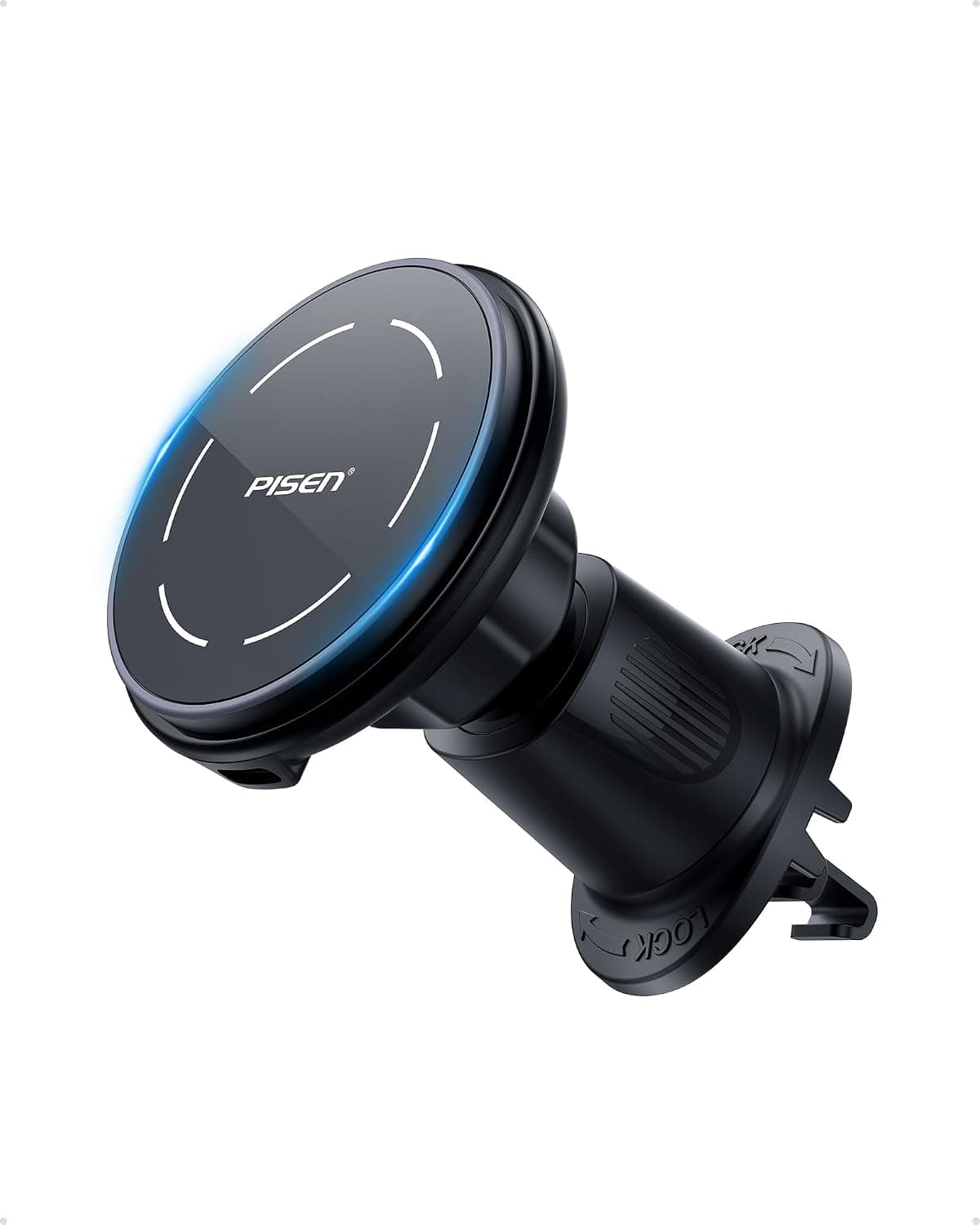 PISEN MagSafe Car Mount Charger (Qi2, 15W)